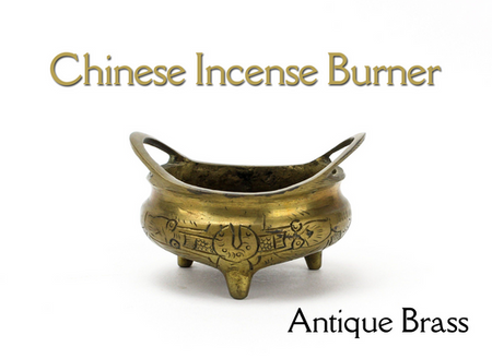 Antique Brass Chinese Incense Burner - Legacy of Ages