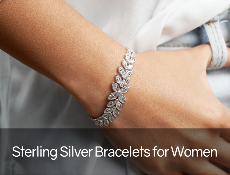 Sterling Silver Bracelets for Women