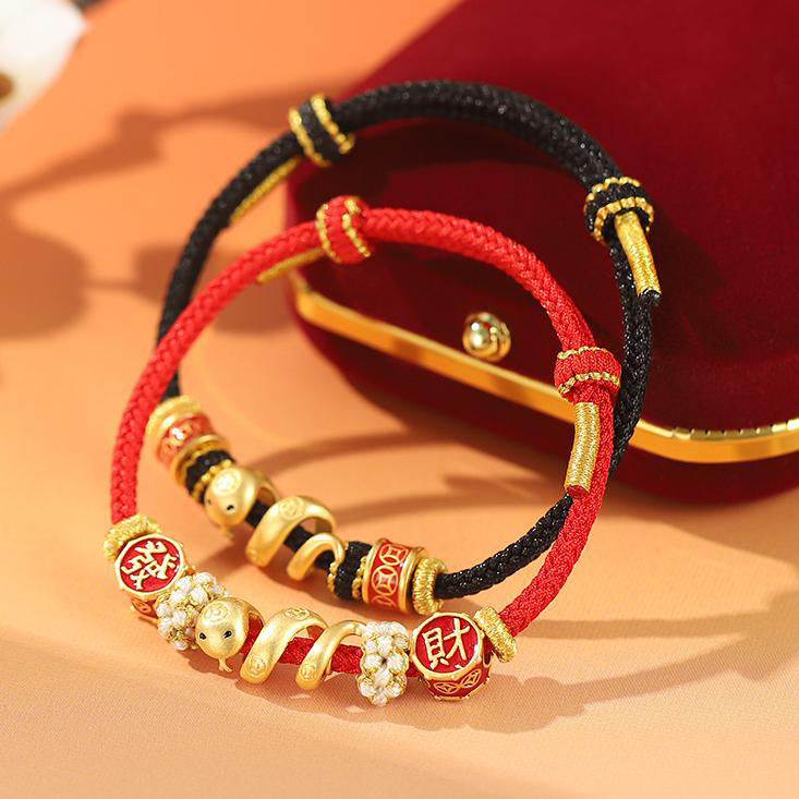 Year of the Snake New Year Lucky Jewelry Set - A Gift for Yourself and Her