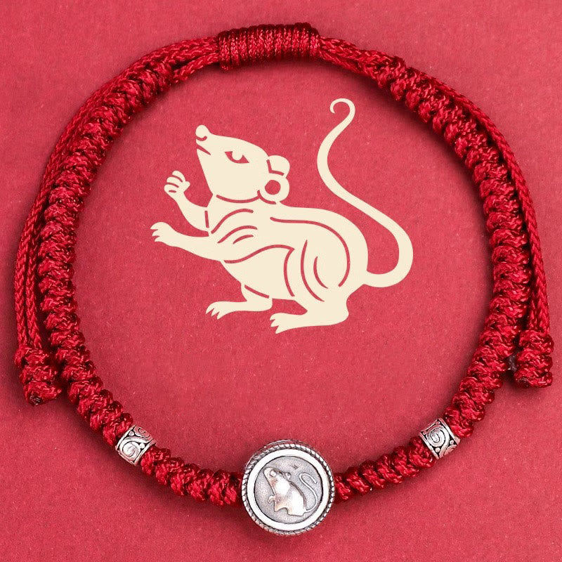 Shopzenma 12 Zodiac Lucky Red String Bracelet