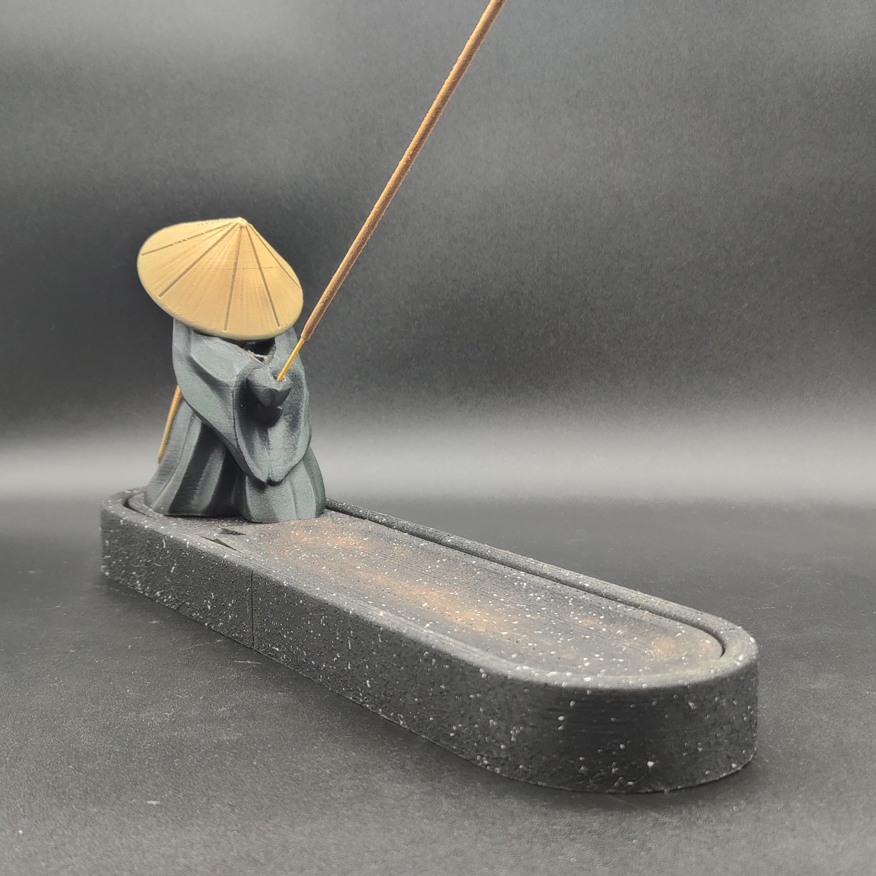 Minimalist Samurai Incense Stand - Summon the Samurai’s Spirit - Incense Holder for Meditation, Yoga, and Relaxation Incense Burner