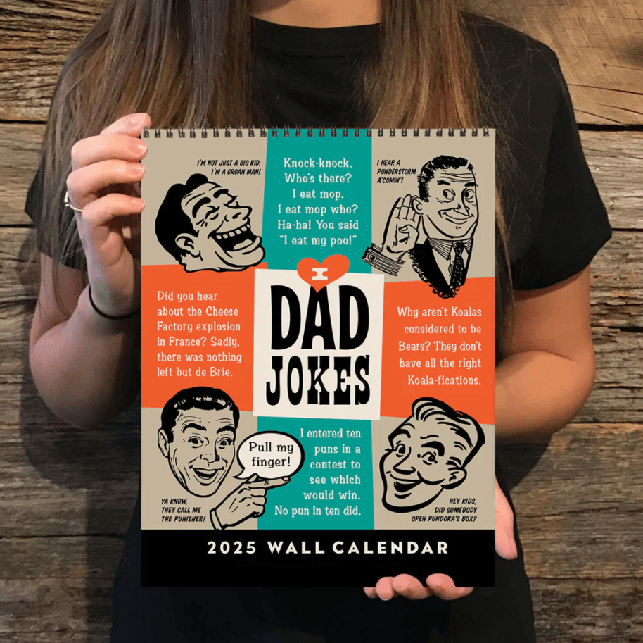 📅2025 Wall Calendar: Dad Jokes💥