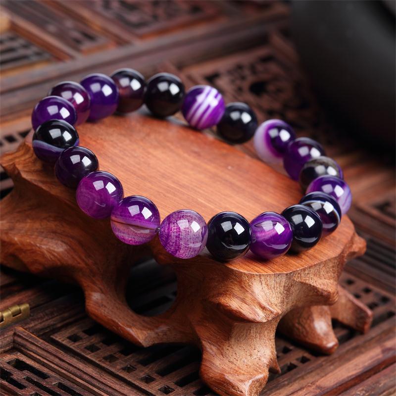 Sardonyx Agate Beaded Bracelet-Enhance Your Charisma