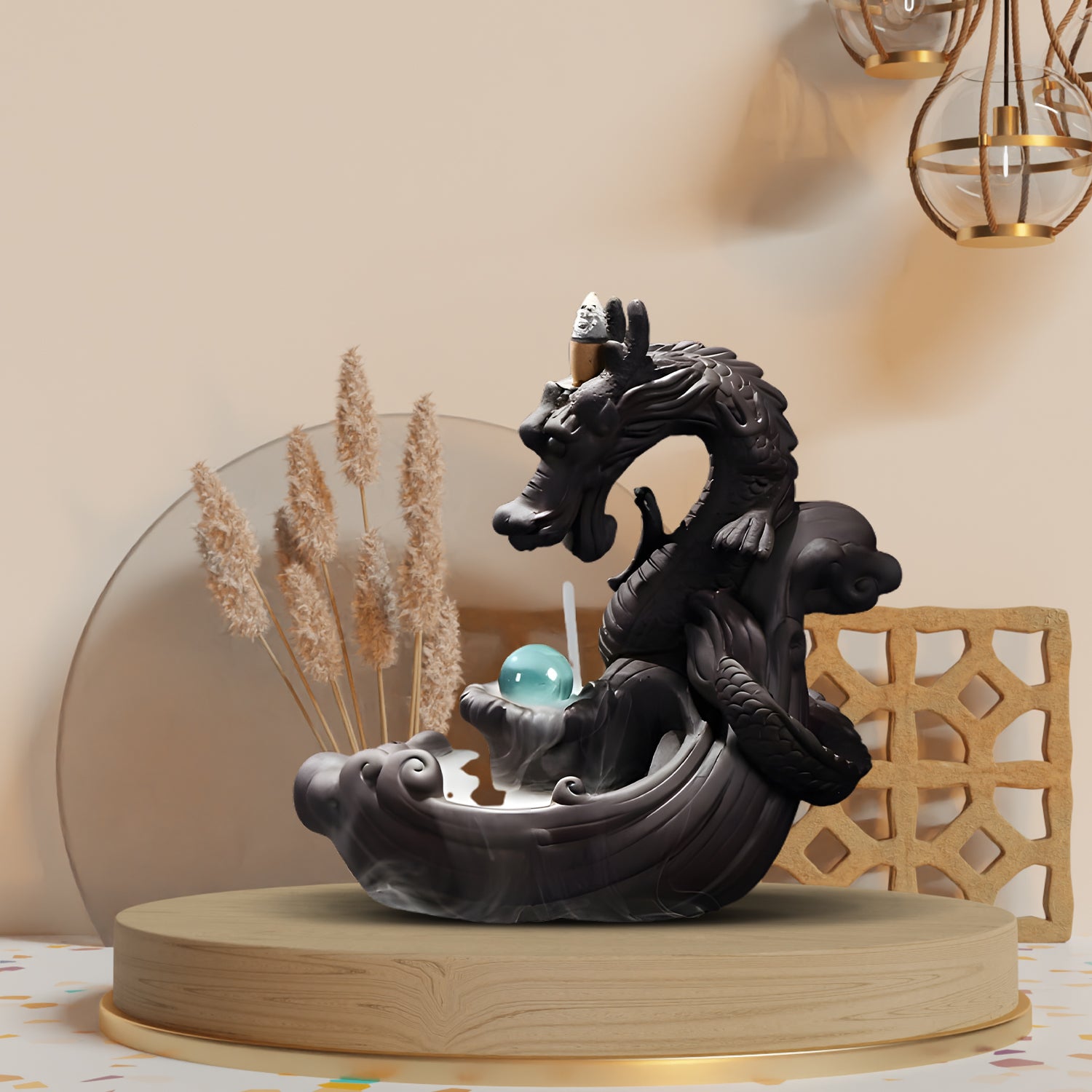 Backflow Dragon Incense Burner & Holders