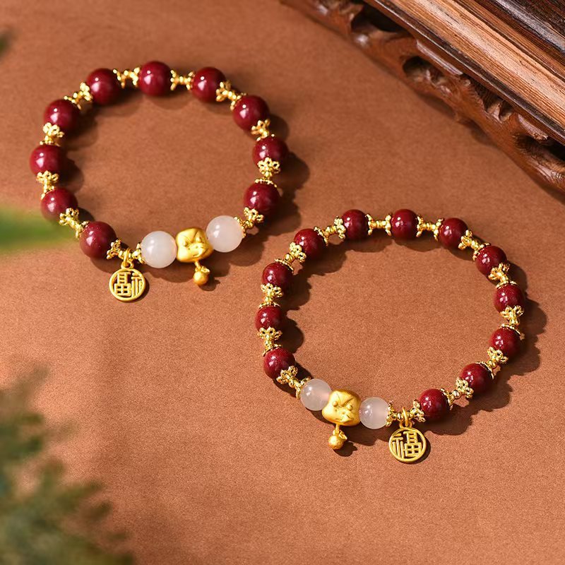 Year of the Snake Vermilion Bracelet - Good Luck With You