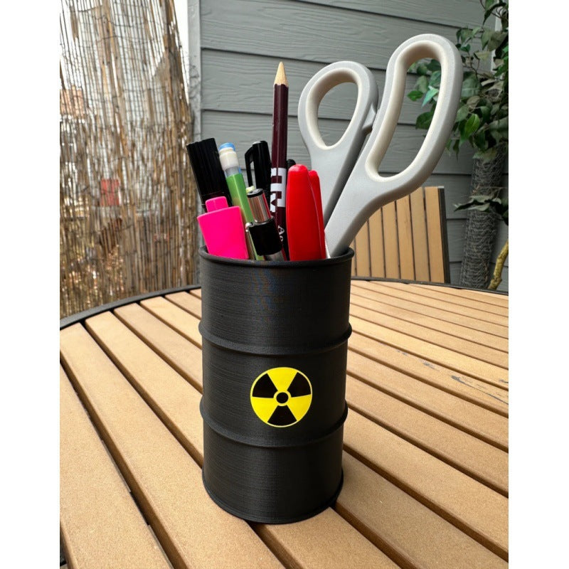 Radioactive Radiation Symbol Pen Holder