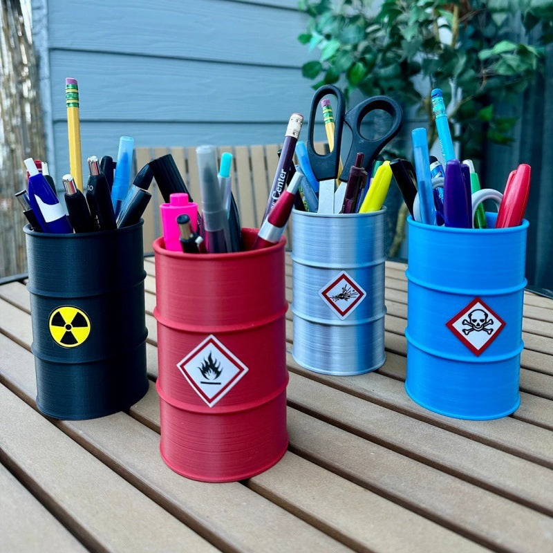 Radioactive Radiation Symbol Pen Holder