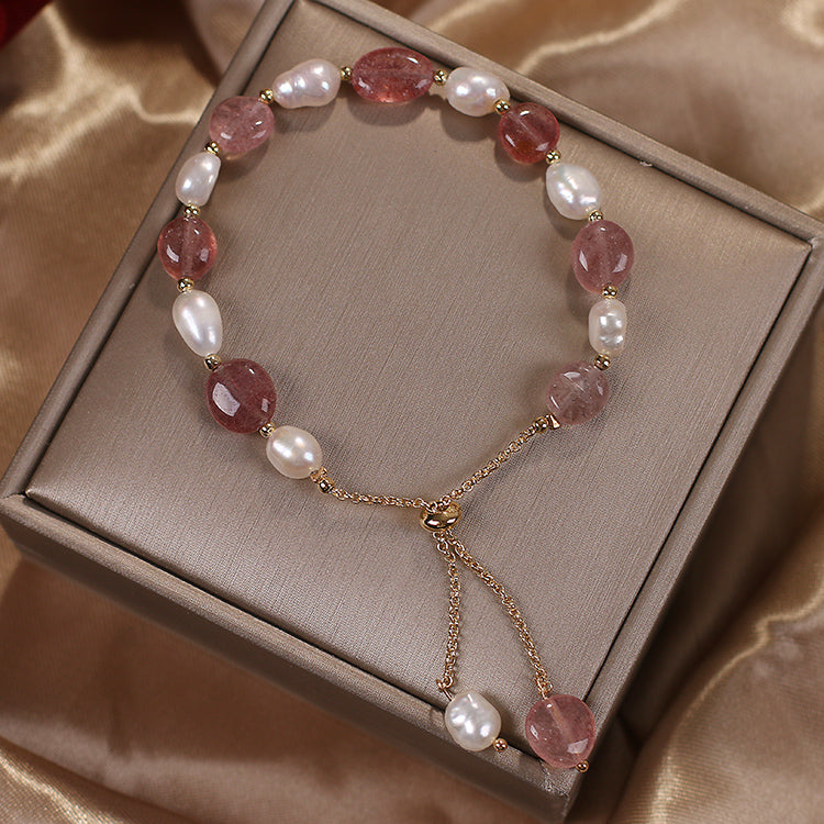 Pearl Crystal Bracelet-Attracting Wealth，Enhance Personal Charisma and Wisdom