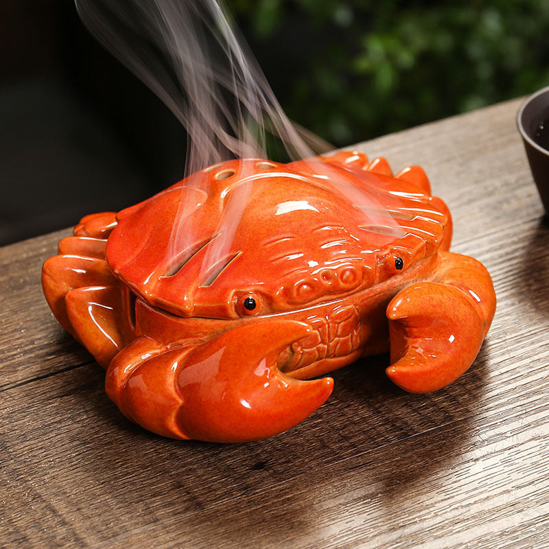 Crab Ceramic Incense Burner Coil Incense Burner