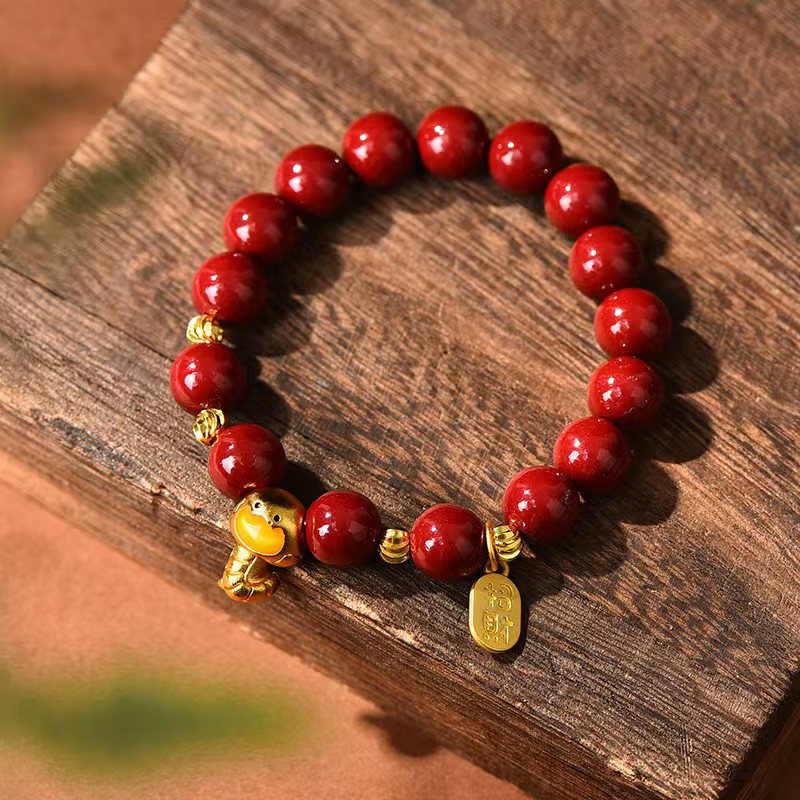 Year of the Snake Vermilion Bracelet - Good Luck With You