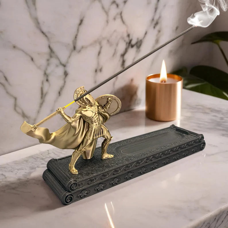 Spartan Incense Holder - Gladiator War Cry Incense Burner