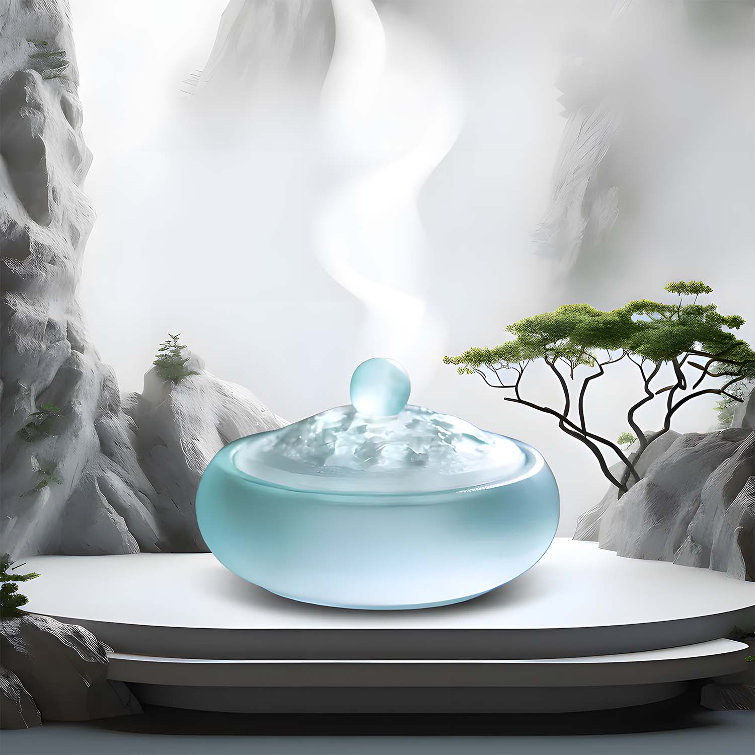 Glass Chinese Incense Burner, Shopzenma Designs - Classical Auspicious Cloud Styles