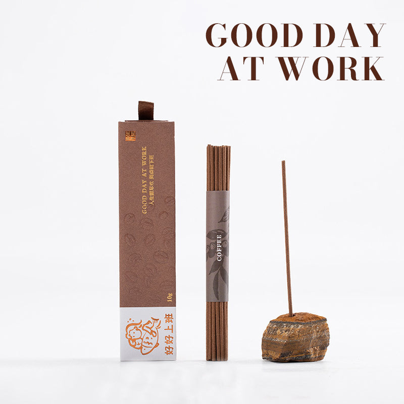 Have A Good Line Incense - Sandalwood Line Incense Home Indoor Aromatherapy Office Bedroom Multi-Purpose - Free Crystal Incense Holder