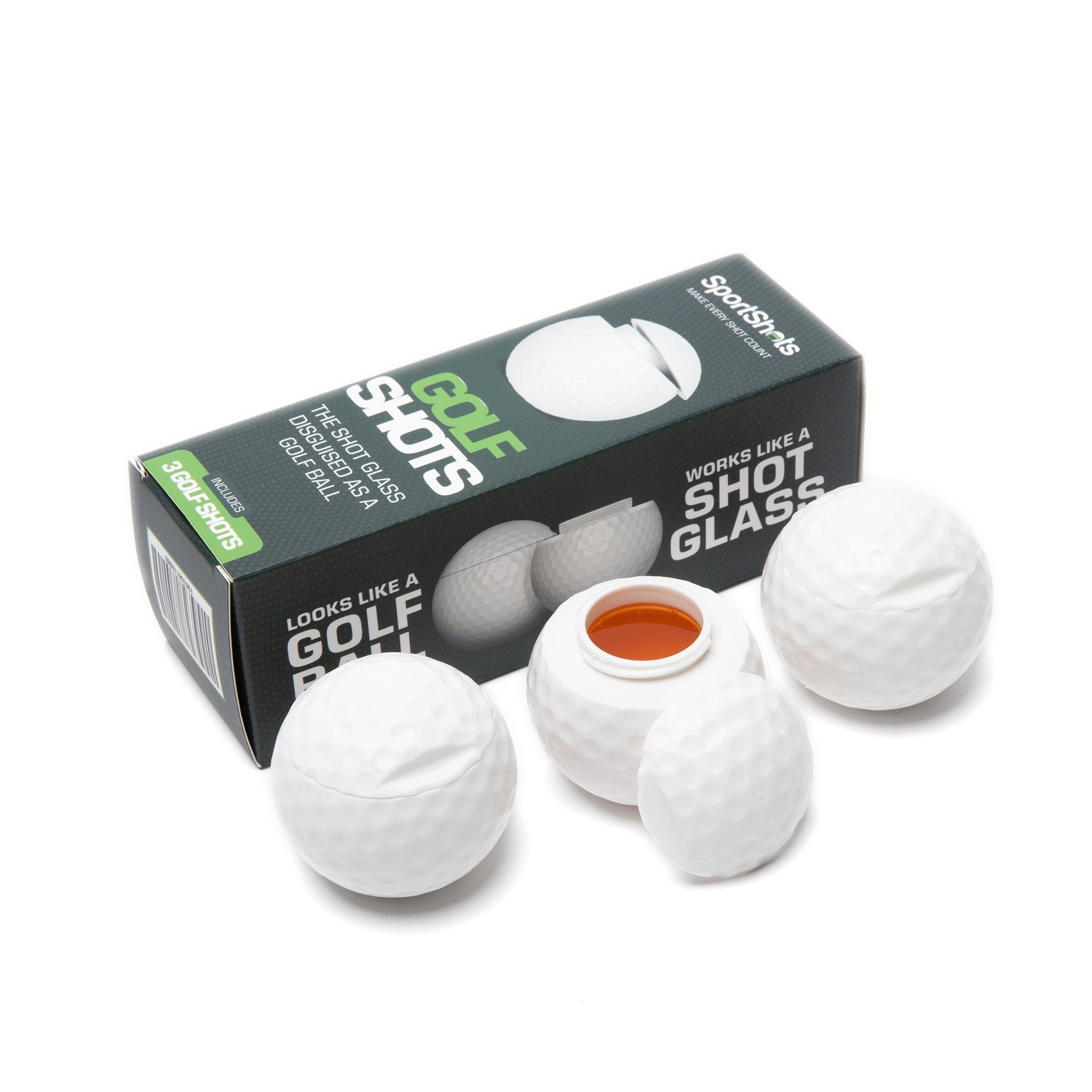 Golf Ball Shaped Shot Glass